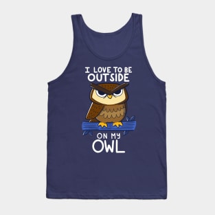 On my OWL Tank Top